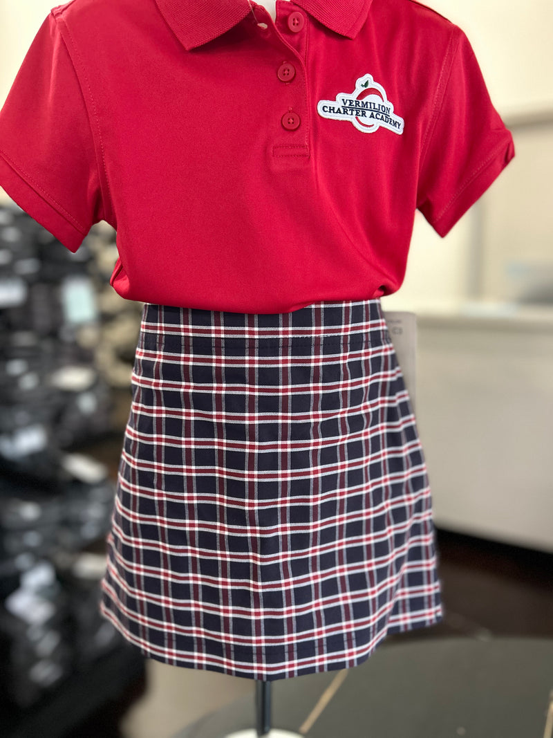Load image into Gallery viewer, Pull On Skort Plaid 3C

