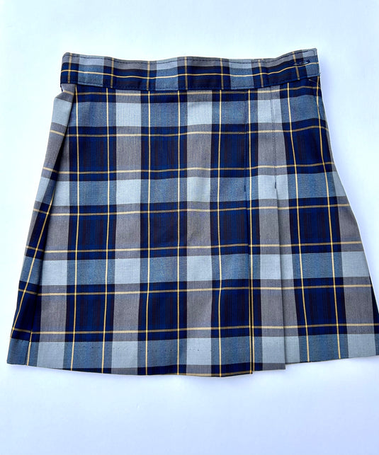 Double Pleat Skort Plaid 57
