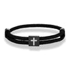 Twisted Rope Cross Bracelet