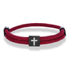 Twisted Rope Cross Bracelet