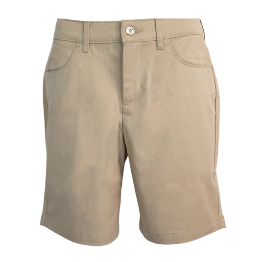 Tulane Girls Stretch Twill Shorts Khaki