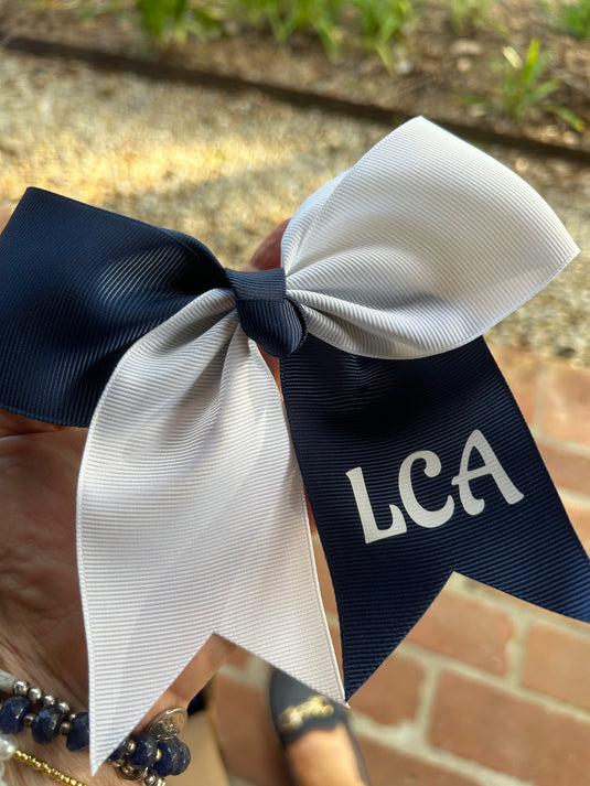 Two Color Cheer Bows