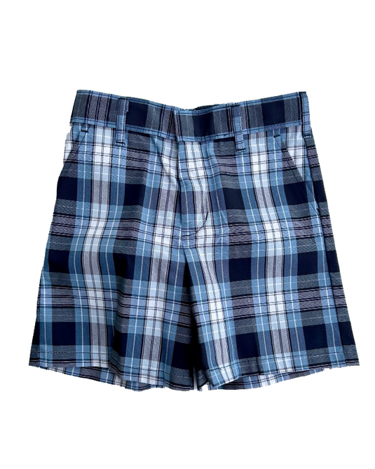 A+ Flat Front Shorts Plaid 76