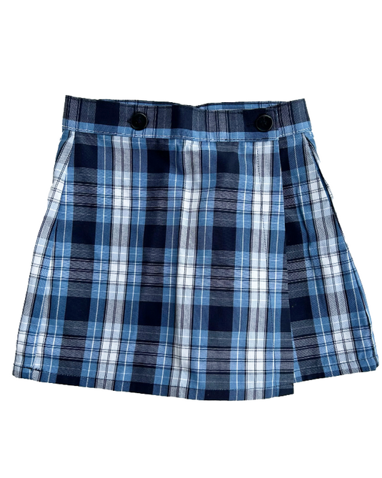 A+ Front Panel Skort Plaid 76