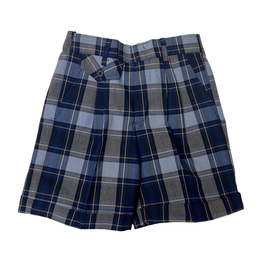 Pleated Shorts Plaid 57