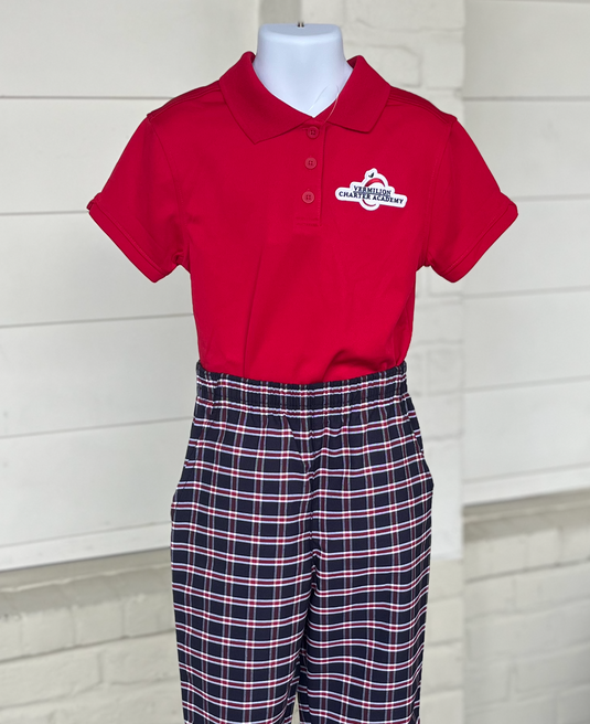 Pull On Pants Plaid 3C