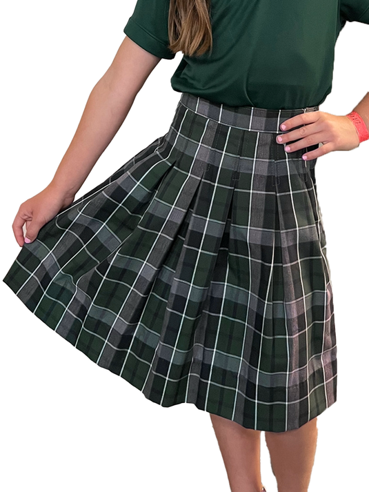 A+ Pleated Skirt Plaid 75