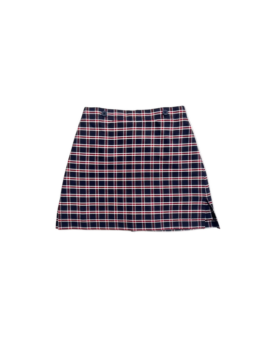 Pull On Skort Plaid 3C