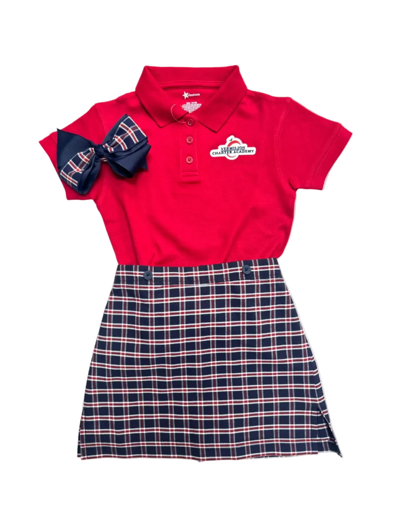 Load image into Gallery viewer, Pull On Skort Plaid 3C
