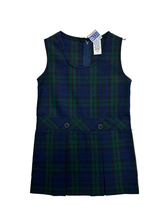 Drop Waist Jumper Plaid 77