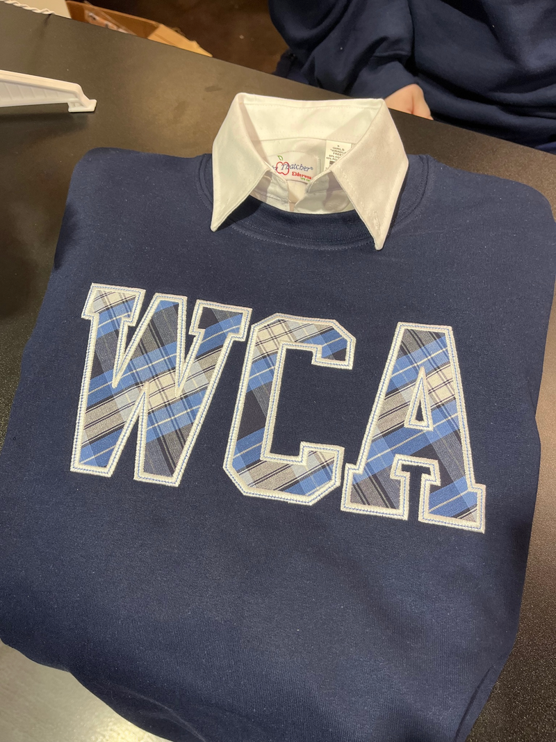 Load image into Gallery viewer, Custom Appliqued Letter Sweatshirt
