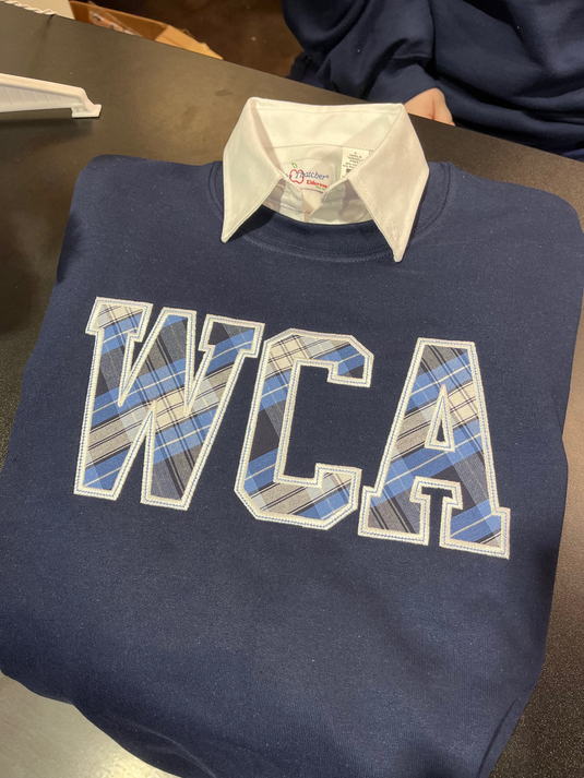 Custom Appliqued Letter Sweatshirt