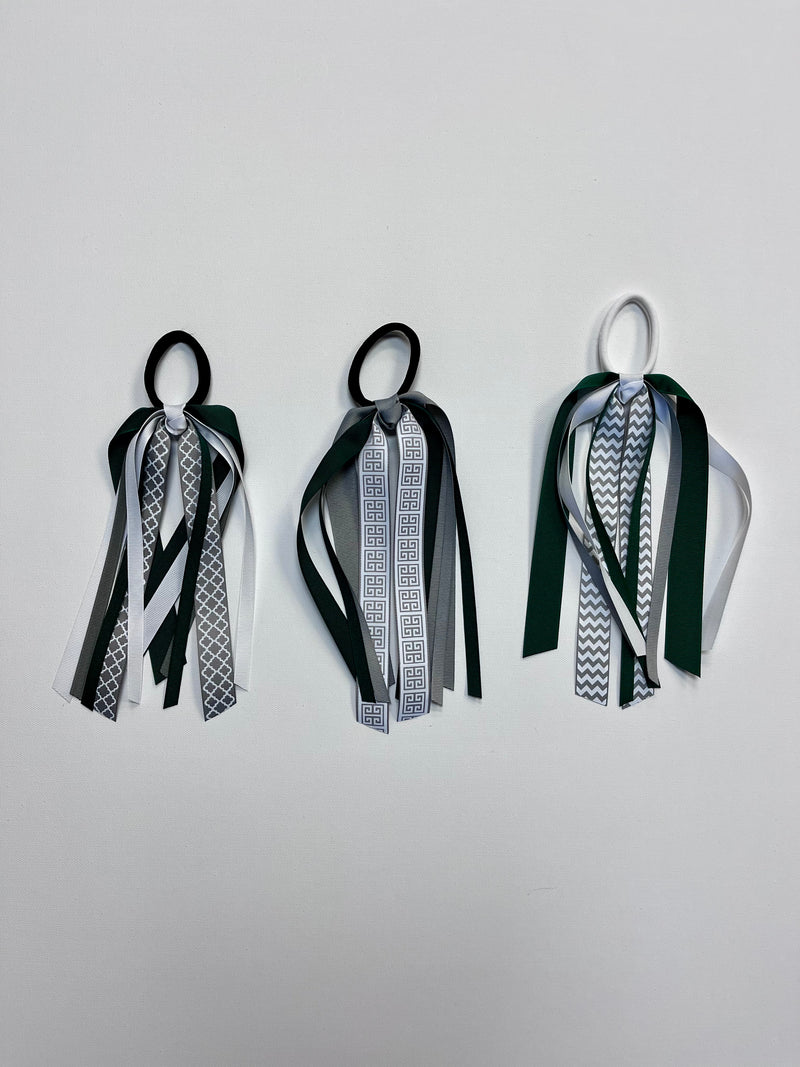 Load image into Gallery viewer, Designer Ponytail Streamers
