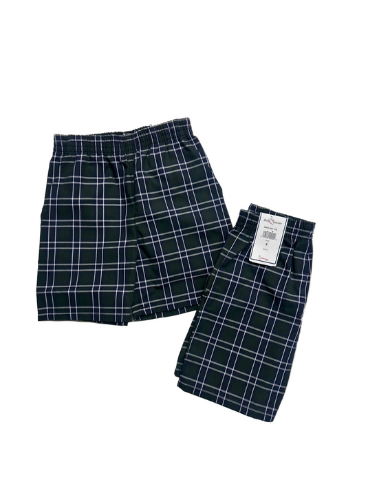 Pull On Shorts Plaid 475