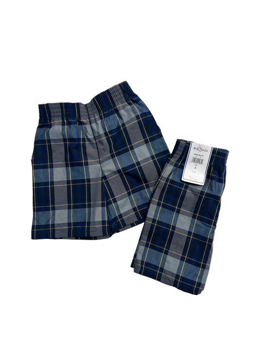 EW Pull On Shorts Plaid 57