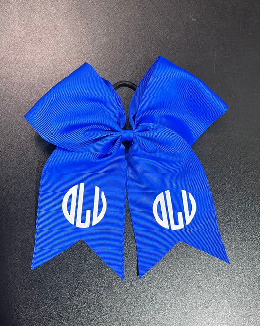 Applique Letter Hair Bows