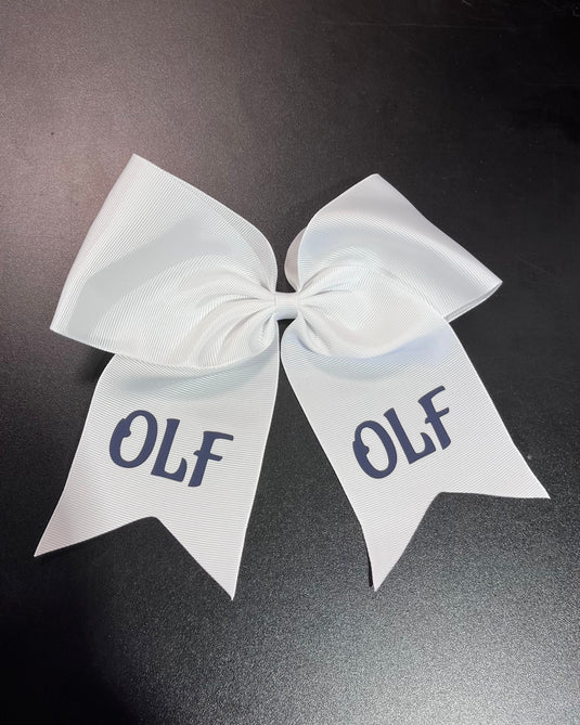 Applique Letter Hair Bows