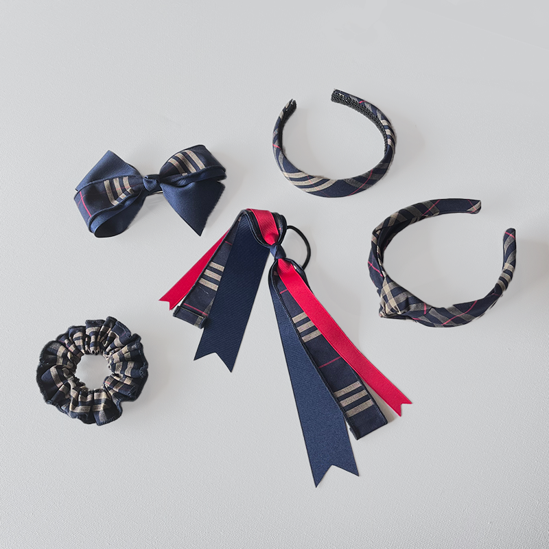 Load image into Gallery viewer, Hair Accessories Plaid 1C
