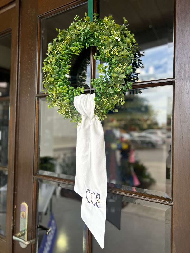 Load image into Gallery viewer, Wreath Sash w/School Letters
