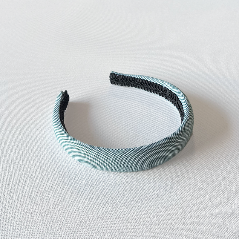Load image into Gallery viewer, Hair Accessories Forest Micro Gingham
