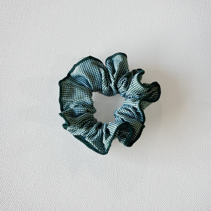 Load image into Gallery viewer, Hair Accessories Forest Micro Gingham
