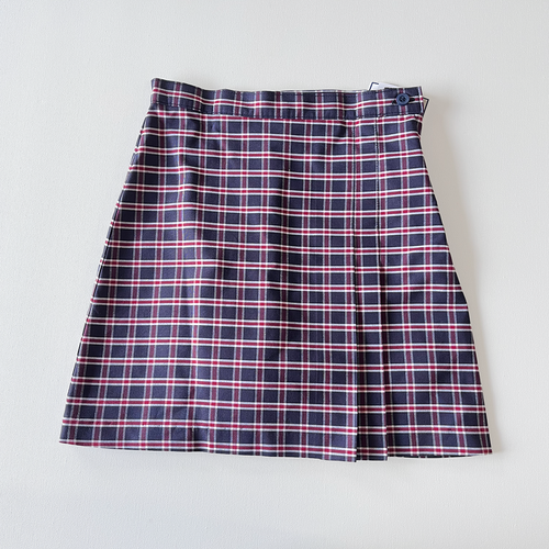 Double Pleat Skort Plaid 3C