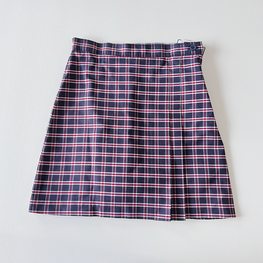 Double Pleat Skort Plaid 3C