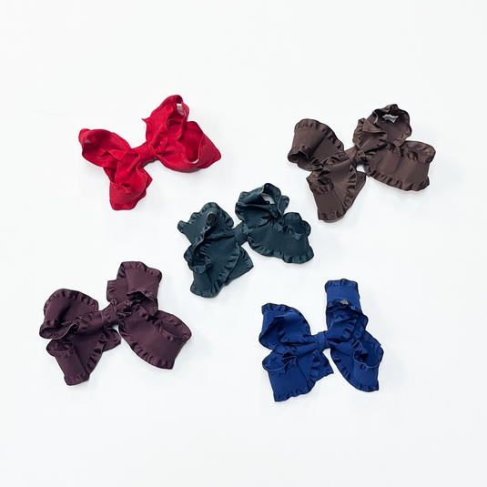 Ruffled Ribbon Bows