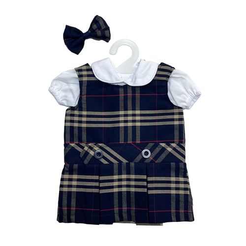 Doll Jumper Set Plaid 1C