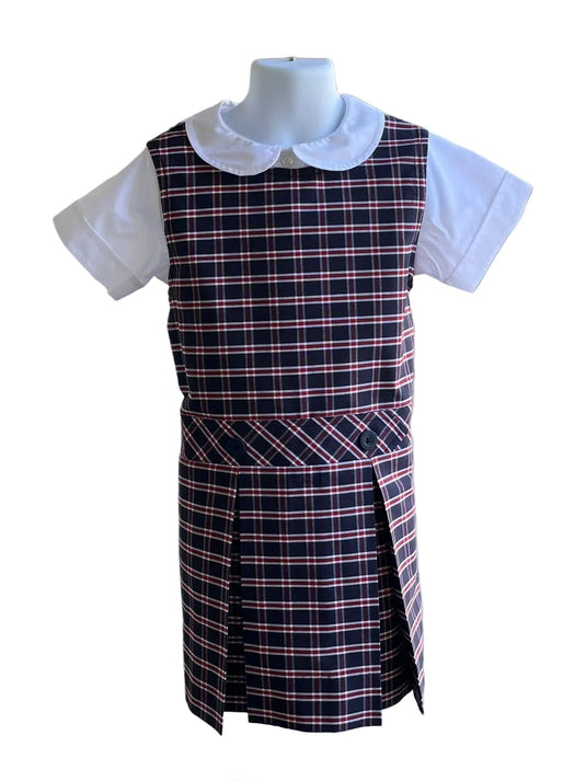 Drop Waist Jumper Plaid 3C