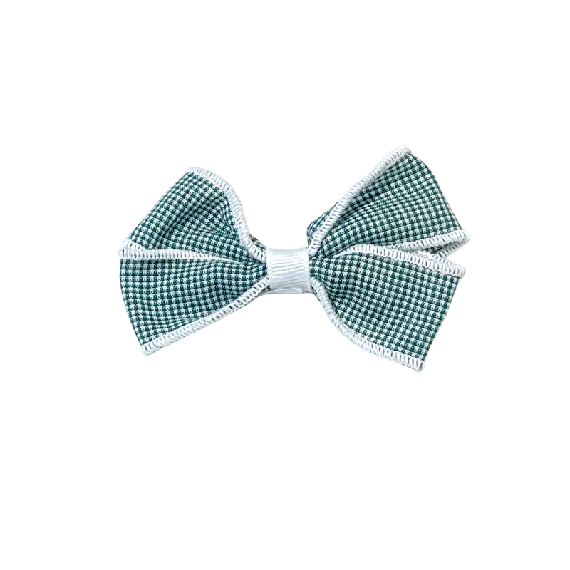 Load image into Gallery viewer, Hair Accessories Forest Micro Gingham
