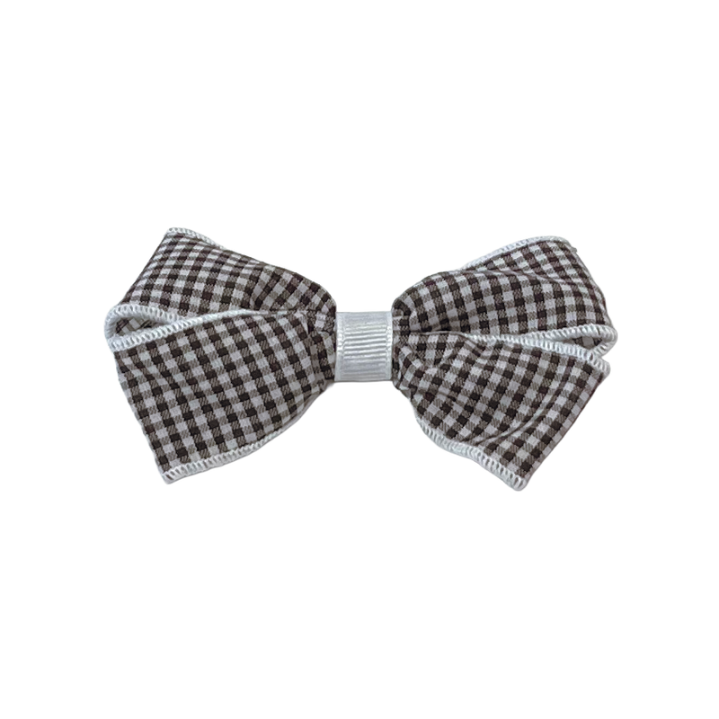 Load image into Gallery viewer, Hair Accessories Brown Gingham
