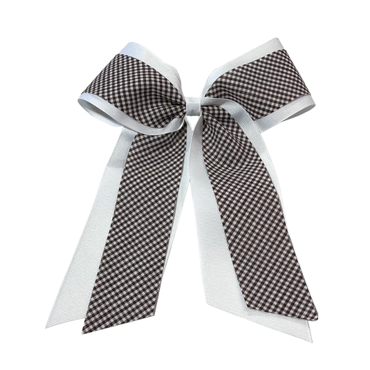 Hair Accessories Brown Gingham