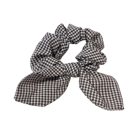 Hair Accessories Brown Gingham