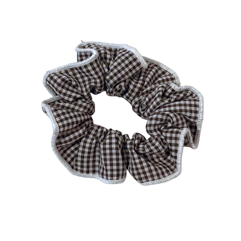 Load image into Gallery viewer, Hair Accessories Brown Gingham
