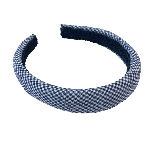 Hair Accessories Navy Gingham