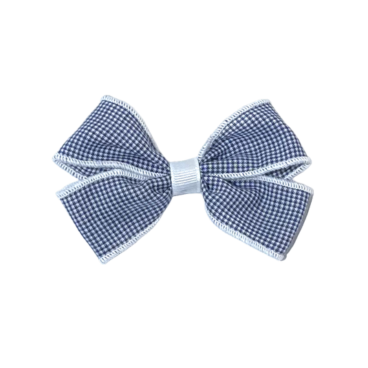 Hair Accessories Navy Micro Gingham