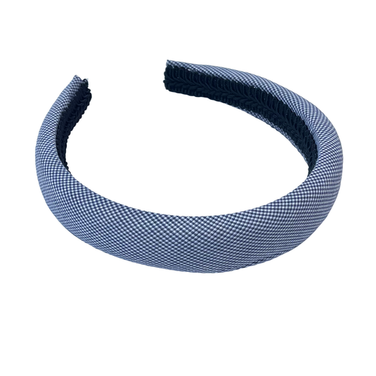 Hair Accessories Navy Micro Gingham