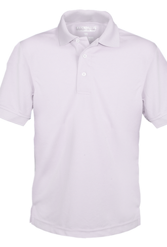 K12 DryFit Polo Short Sleeve White