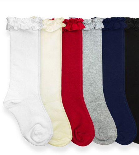 Ruffled Knee Socks
