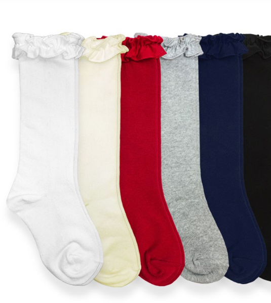 Ruffled Knee Socks