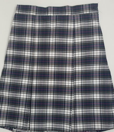 Kick Pleat Skirt Plaid 230