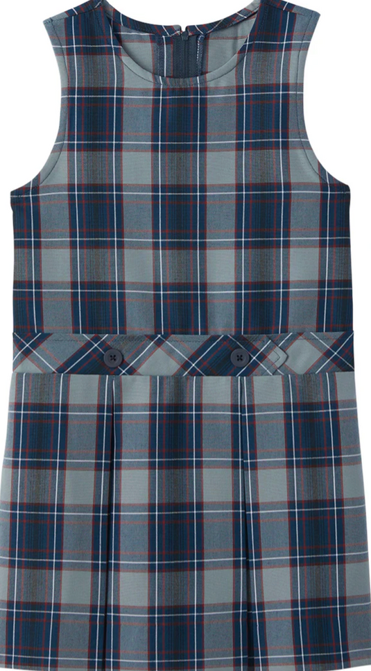 Drop Waist Jumper Plaid 53