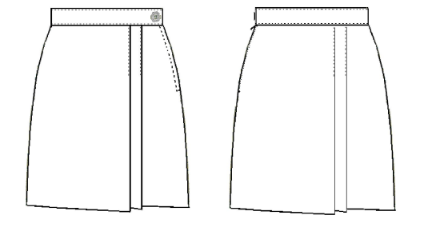 Load image into Gallery viewer, Double Pleat Skort Plaid 3C
