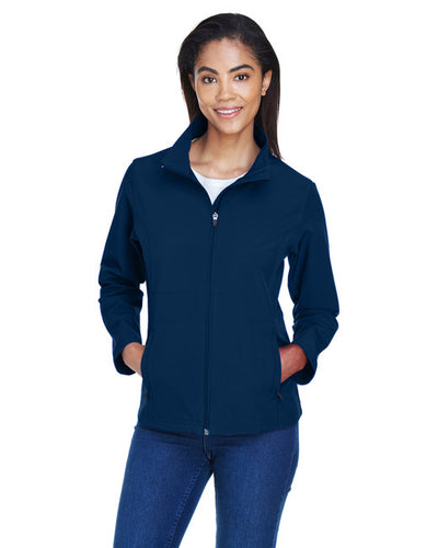 Ladies Soft Shell Jacket Navy VCA