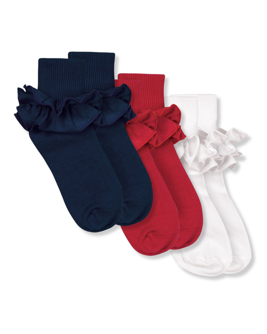 Ruffled Crew Socks