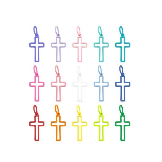Cross Charm Keychain