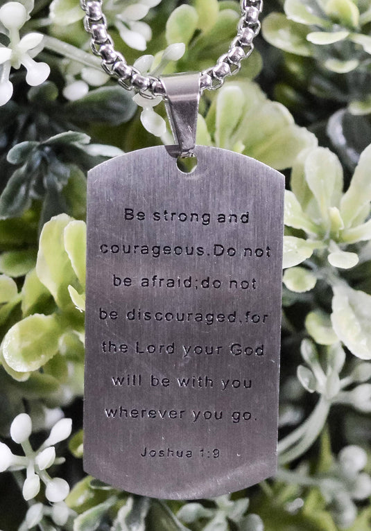 Cross Necklace Be Strong - Eden Merry Necklace