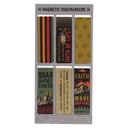 Magnetic Bookmark Set: Mountains