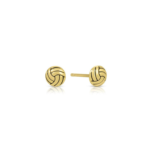 Volleyball Stud Earrings